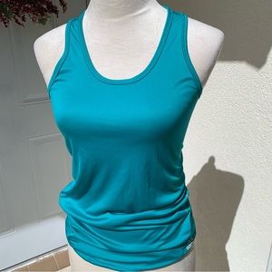 ADIDAS. Dri-Fit Turquoise Performance. Work Out Top. Size S. Zipper on s…